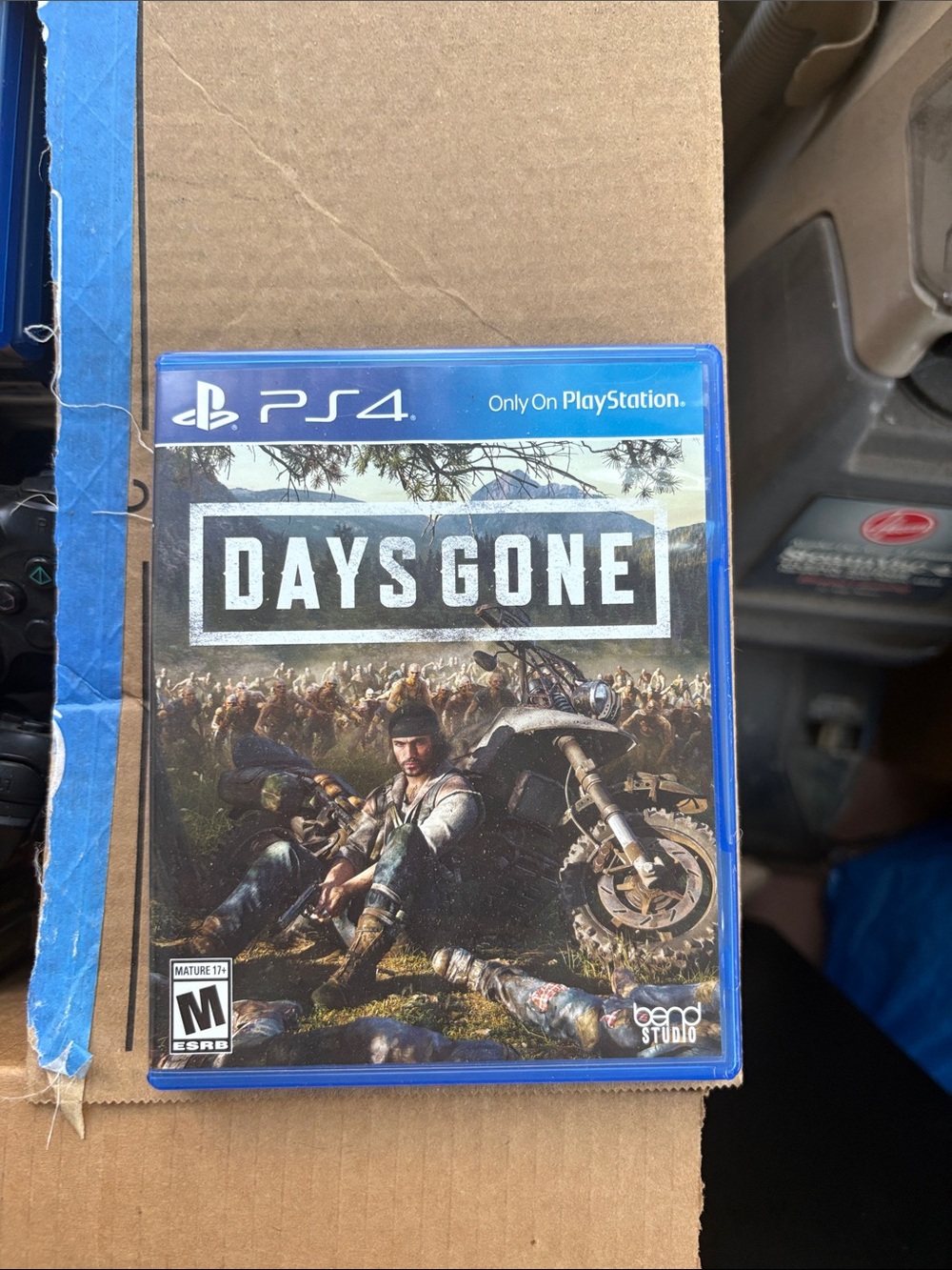 Sony Days Gone PS4 Game - Blue Case